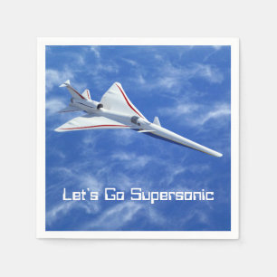 X-59 Supersonic Jet Vliegtuig met laag bereik Servet