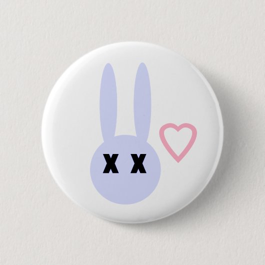 X-Bunnie Ronde Button 5,7 Cm (Voorkant)