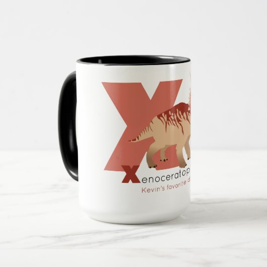 X comme Xenoceratops Mug (Devant gauche)