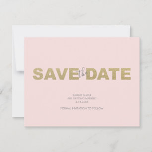 X en O Valentijnsdag Wedding Save the Date