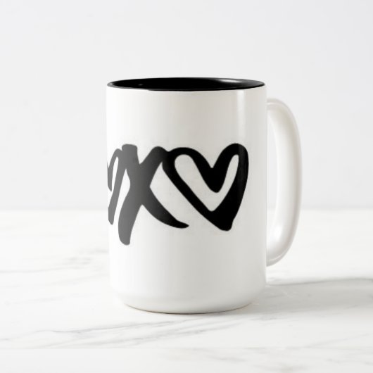 X ET O MUG "JE T'AIME" POUR LUI OU ELLE (Devant droit)