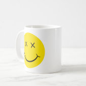 X Eye Smiley Face Koffiemok (Voorkant links)