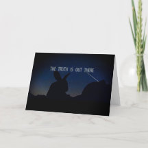 X-Files Rabbit Truth Existe Carte De Voeux