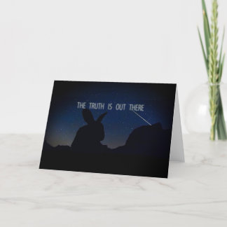 X-Files Rabbit Truth Existe Carte De Voeux