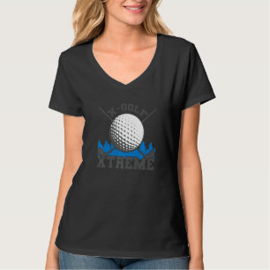 X Golf Xtreme Golfbal en Golfclub T-shirt