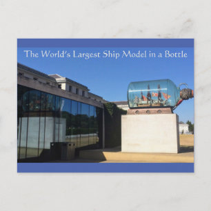 X: Het grootste scheepsmodel ter wereld in een fle Briefkaart