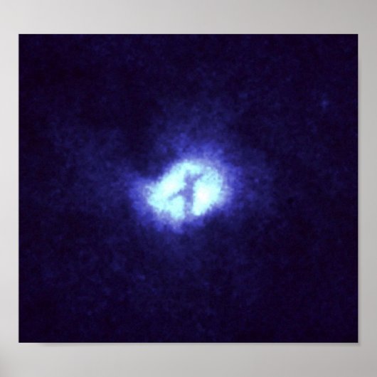 X in Whirlpool Galaxy M51 Poster (Voorkant)