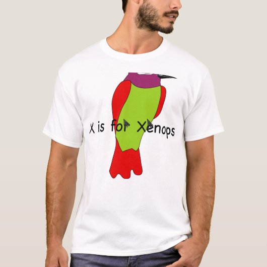 X is voor Xenops T-Shirt (Voorkant)