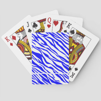 x Katzsmooth Blauw/witte randloze kaartspellen Pokerkaarten