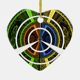 X KERAMISCH ORNAMENT