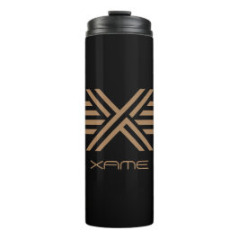 X Logo Design, X Merk, Letter X, Alfabet X Thermosbeker