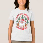 X-mas - De mooiste tijd van het jaar - Tri-Blend Shirt (Voorkant)