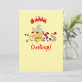 X-mas Groeten Feestdagenkaart (Staand voorkant)