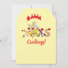 X-mas Groeten Feestdagenkaart