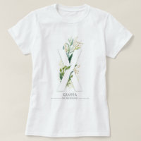 X Monogram Gold Greenery leveert Elegant