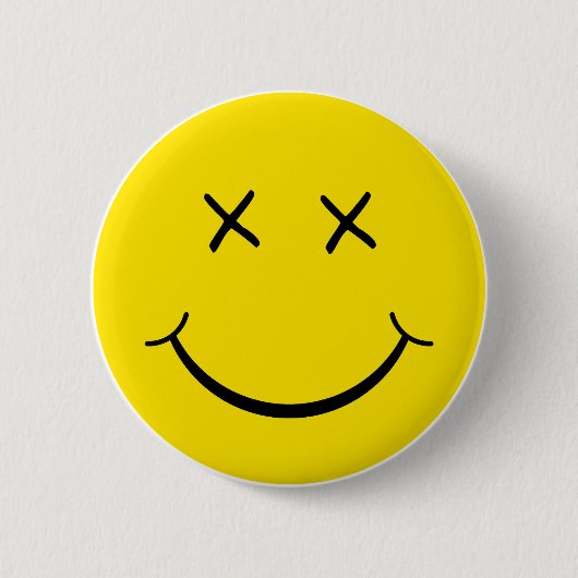 X Ooggezicht Ronde Button 5,7 Cm (Voorkant)