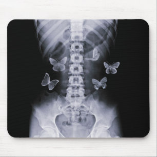 X-Ray Conceptual Butterflies Mousepad Muismat
