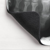 X-Ray Feet Human Skeleton Botten zwart-wit Muismat (Hoek)