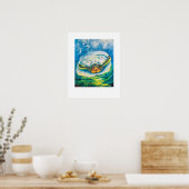 X-ray Hoesje Art - SeaTurtle CT Pelvis door L. Rai Poster (Keuken)
