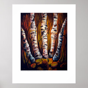 X-ray Hoesje kunst - Metacarpal Birch van L. Raine Poster