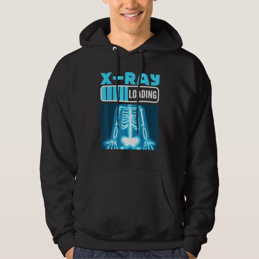 X Ray Loading Rad Tech X Ray Technologist Hoodie (Voorkant)
