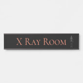 X Ray Room Plaque de nom d'accrochage (Devant)