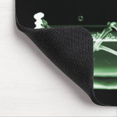 X-Ray Skeleton Bath Black Green Muismat (Hoek)