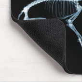 X-Ray Skeletons Blue Bad Dog Muismat (Hoek)