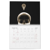 X-Ray Skeletons Midnight Stroll Black Sepia Kalender (Feb 2026)