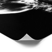 X-RAY SKULL BRAIN - ZWART EN WITTE POSTER (Hoek)