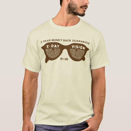 "X-Ray Specs" Comic Book en T-Shirt (Voorkant)