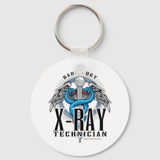 X-Ray Tech Caduceus Sleutelhanger (Voorkant)