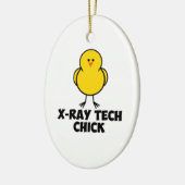 X Ray Tech Chick Keramisch Ornament (Links)