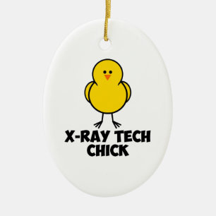 X Ray Tech Chick Keramisch Ornament
