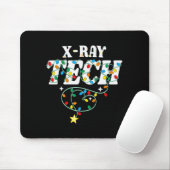 X-ray Tech Christmas Radiologic Technologist Techs Muismat (Met muis)