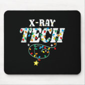 X-ray Tech Christmas Radiologic Technologist Techs Muismat (Voorkant)