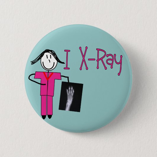 X-Ray Tech Gifts Ronde Button 5,7 Cm (Voorkant)