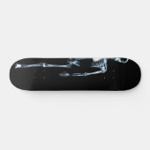 X-Ray Vision Blue Single Skeleton Skateboard (Horizontaal)