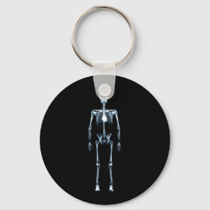X-Ray Vision Blue Single Skeleton Sleutelhanger