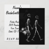 X-RAY VISION SKELETON COUPLE REIZEN B&W KAART (Voorkant / Achterkant)