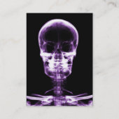 X-RAY VISION SKELETON SKULL - PAARS VISITEKAARTJE (Achterkant)