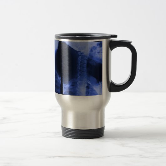 X-rayed 2 - Elektromagnetisch blauw Reisbeker (Rechts)
