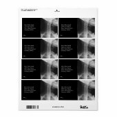 X-rayed 2 etiket (Full Sheet)