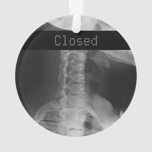 X-rayed 2 Origineel Ornament (achterkant)
