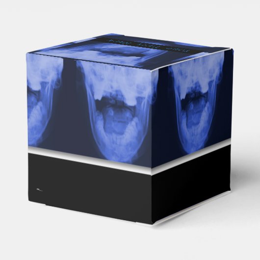 X-Rayed 3 - Elektromagnetisch blauw Bedankdoosjes (Achterkant)