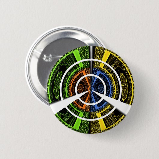 X RONDE BUTTON 5,7 CM (Voorkant /achterkant)