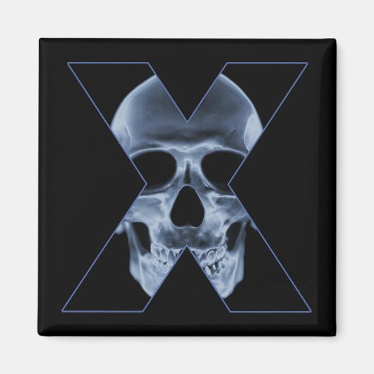 X-schedel Magneet (Voorkant)