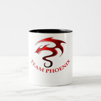 -X-team Phoenix 15 zo Coffee Cup Tweekleurige Koffiemok