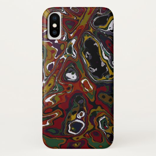 X tekent de vlek (meer opties) - Case-Mate iPhone case (Achterkant)