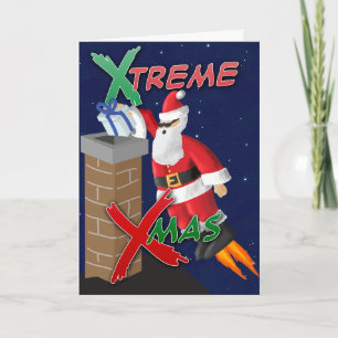 X-treme X-mas Feestdagen Kaart